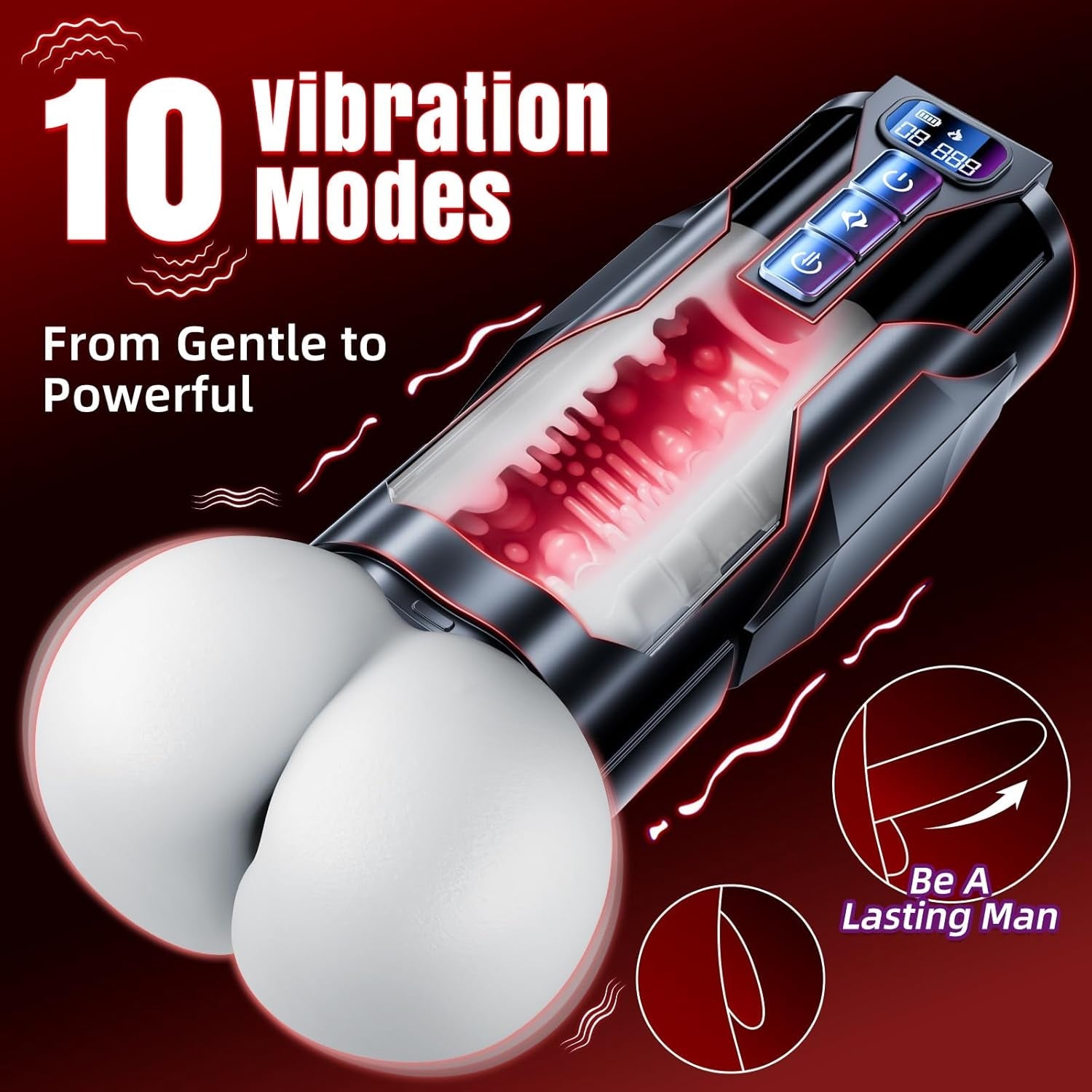 BootyForge Automatic Heated Pocket Pussy Thrusting Male Masturbator
