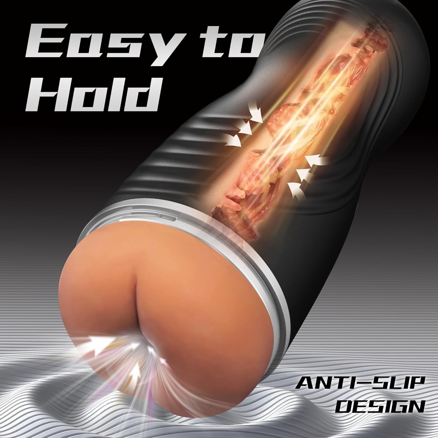 DeepVault 8.5" Anal Pocket Pussy Male Masturbator Stroker
