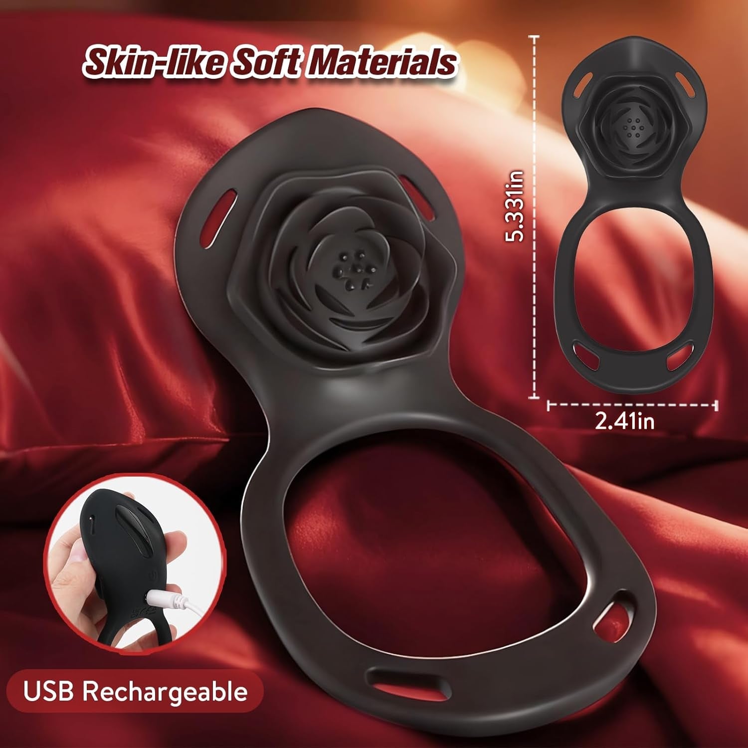 SilentBloom Wearable Clit Vibrator App Remote Quiet Waterproof