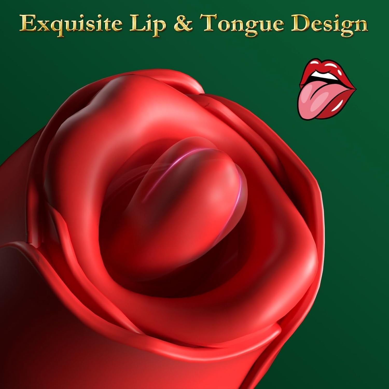 RoseTongue 360° Licking Motion for Nipple & Clit Stimulation