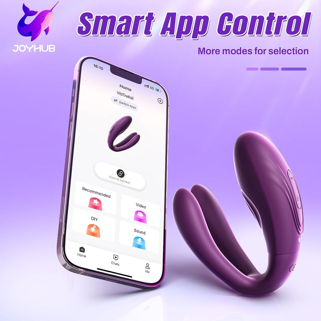 TapFusion Double Wearable Vibrator 10 Tapping 10 Modes
