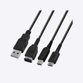 Cable de carga 3 en 1 para consolas portátiles