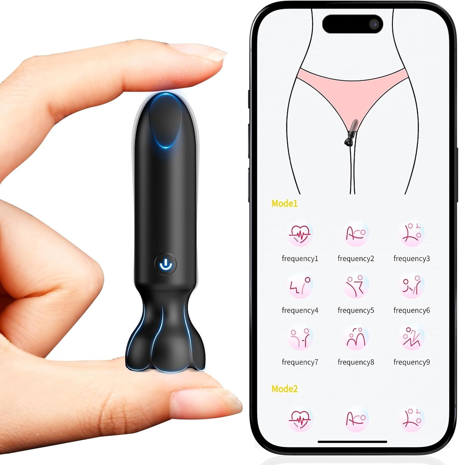 NoirSync App Control Bullet Vibrator 9 Modes Waterproof Quiet