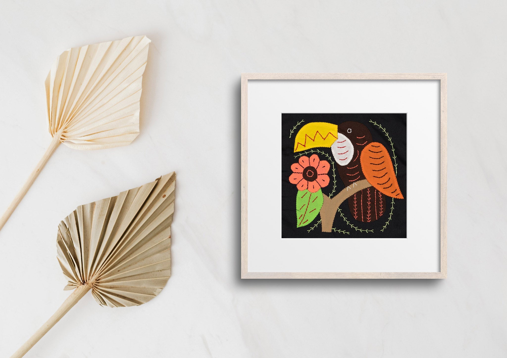 Brown and Orange Toucan Parrot Bird Molita