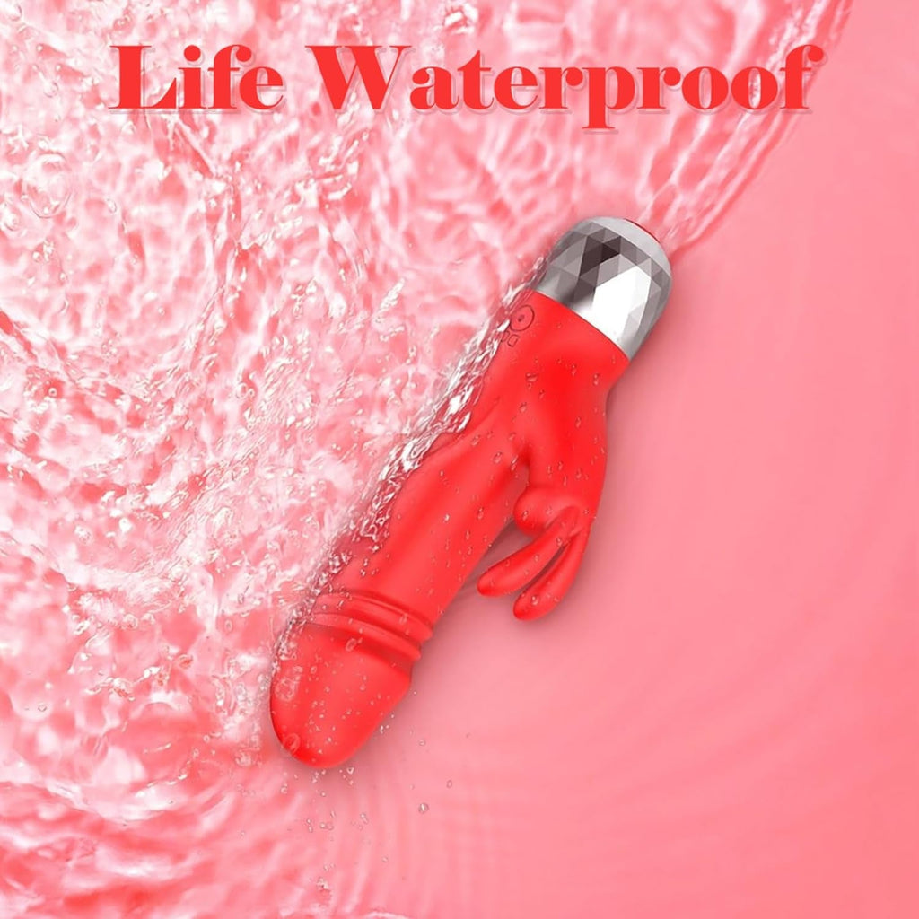 PocketPulseX Mini Rabbit Bullet Vibrator 12 Modes USB Compact