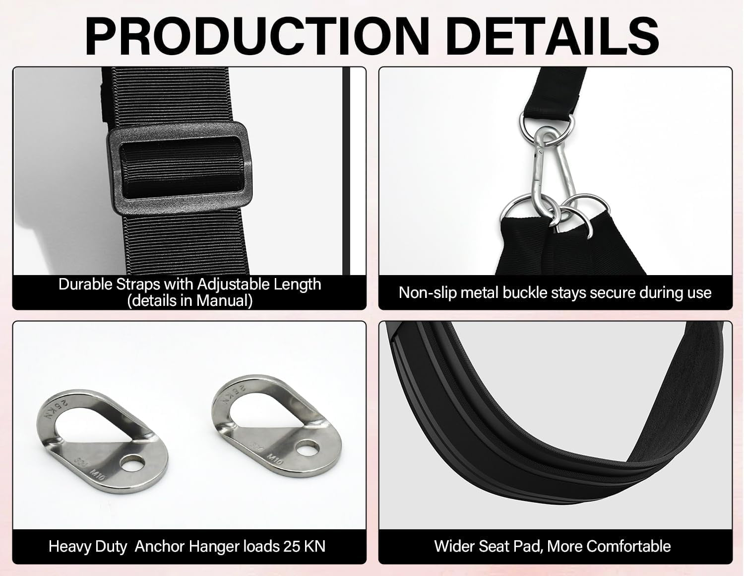 ElarisX Adjustable Door Swing with Handles
