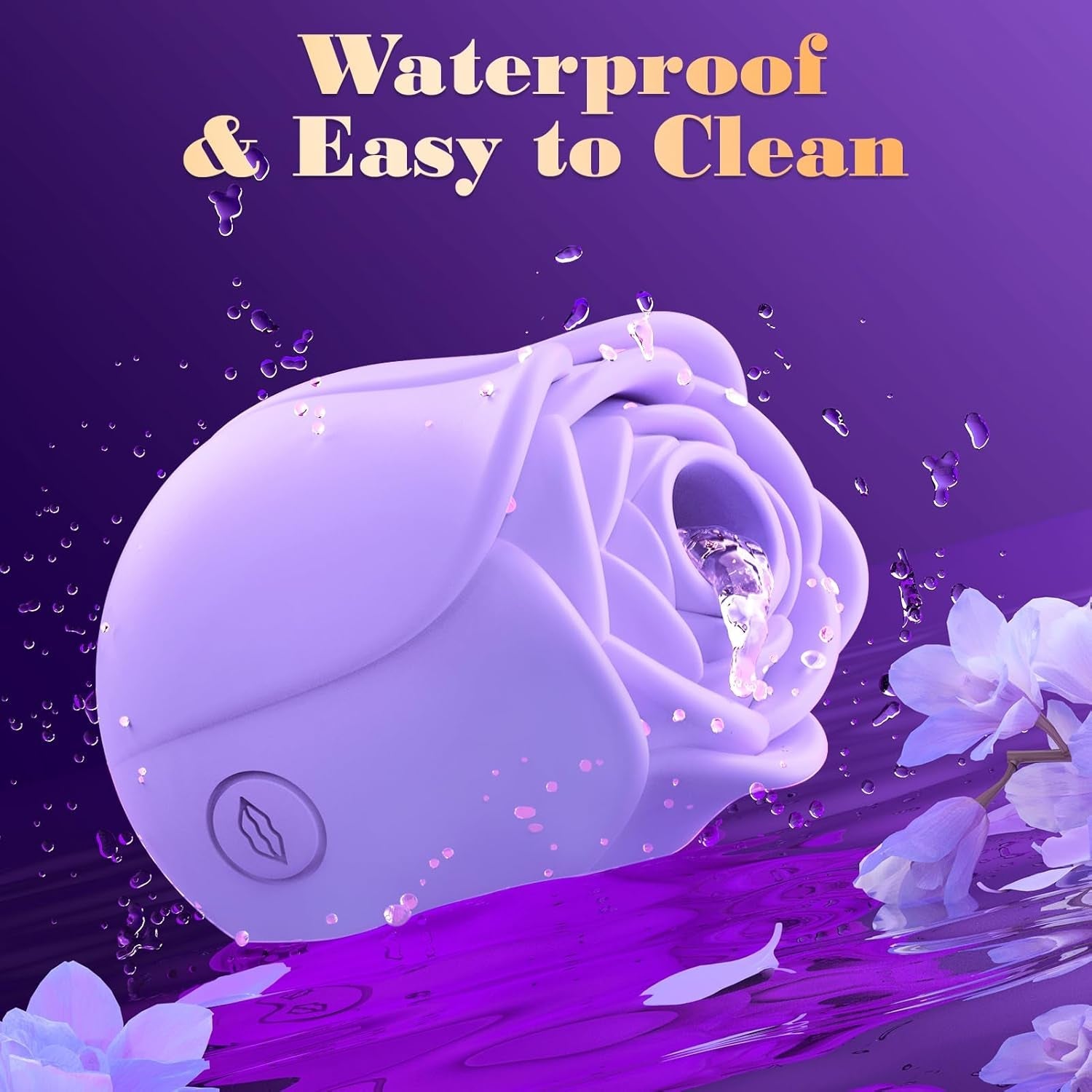 VelouryX Rose Clit Sucker 10 Modes App Quiet Waterproof