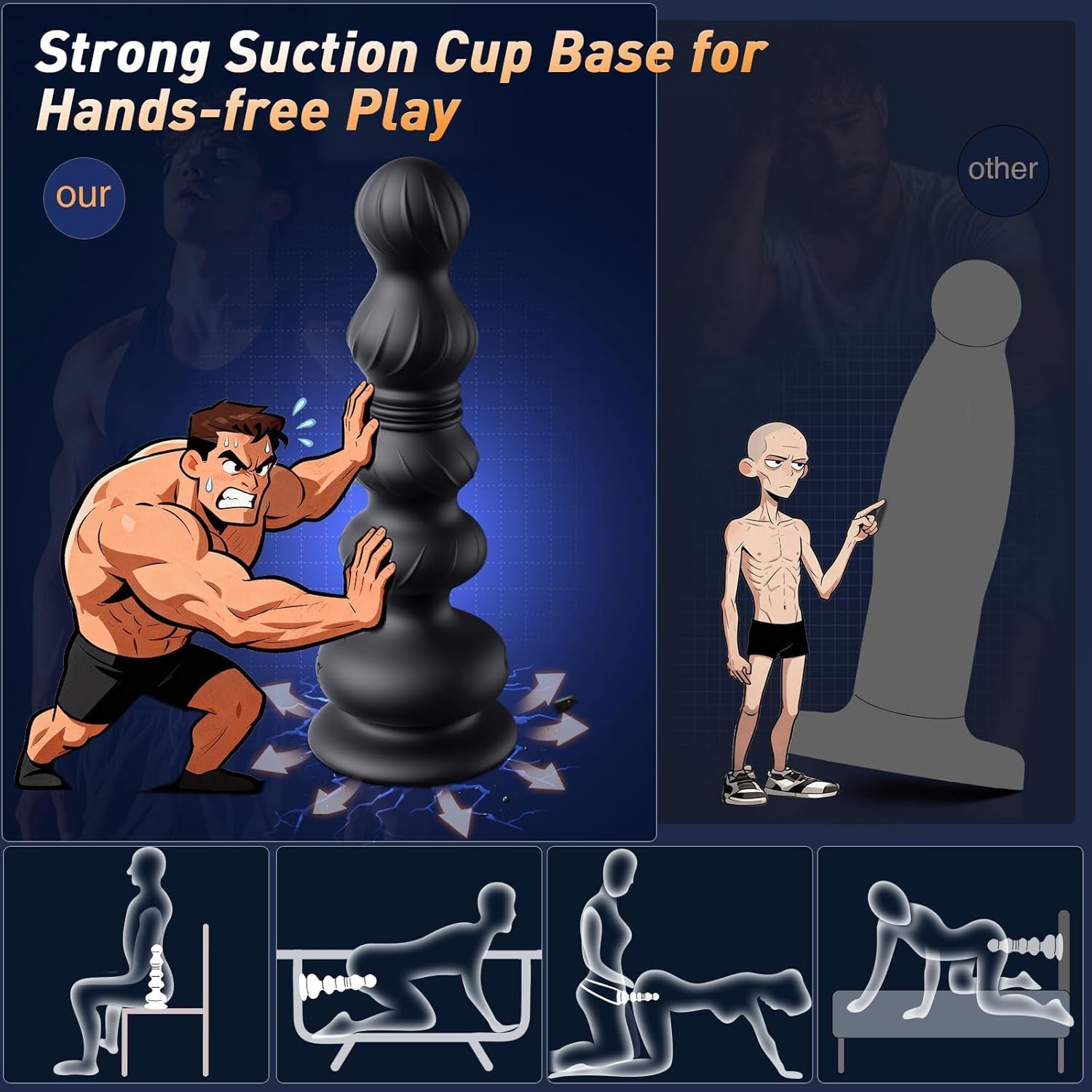 ThrustSense Thrusting Anal Bead Prostate Massager
