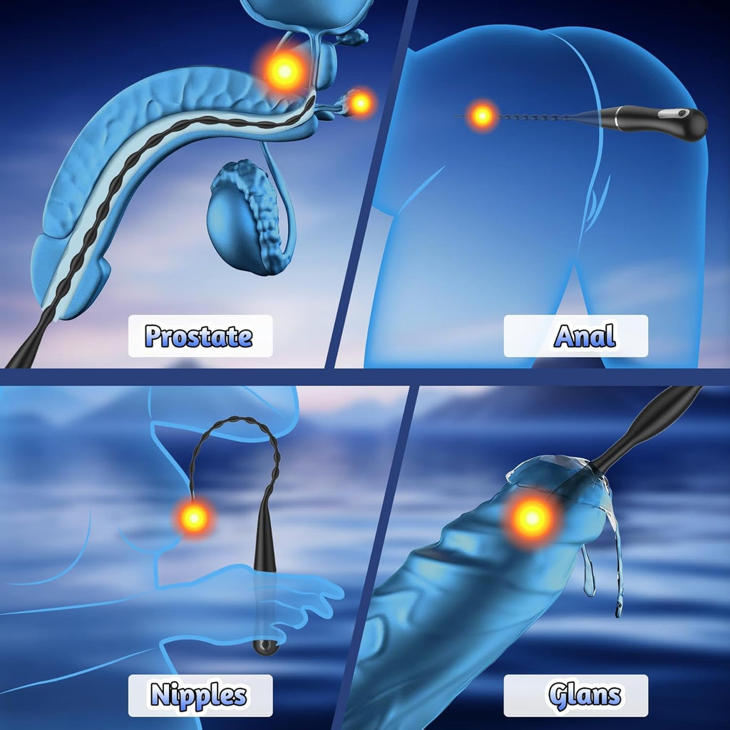 VantaRod Vibrating Urethral Sound Rod 10 Modes