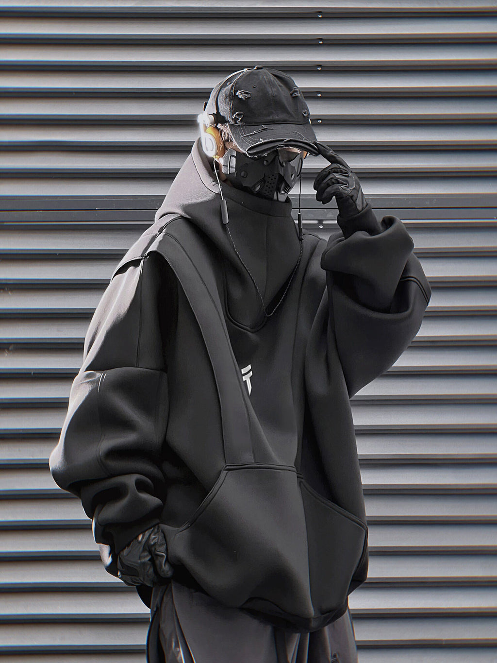 HiH50 Black Nexus Hoodie