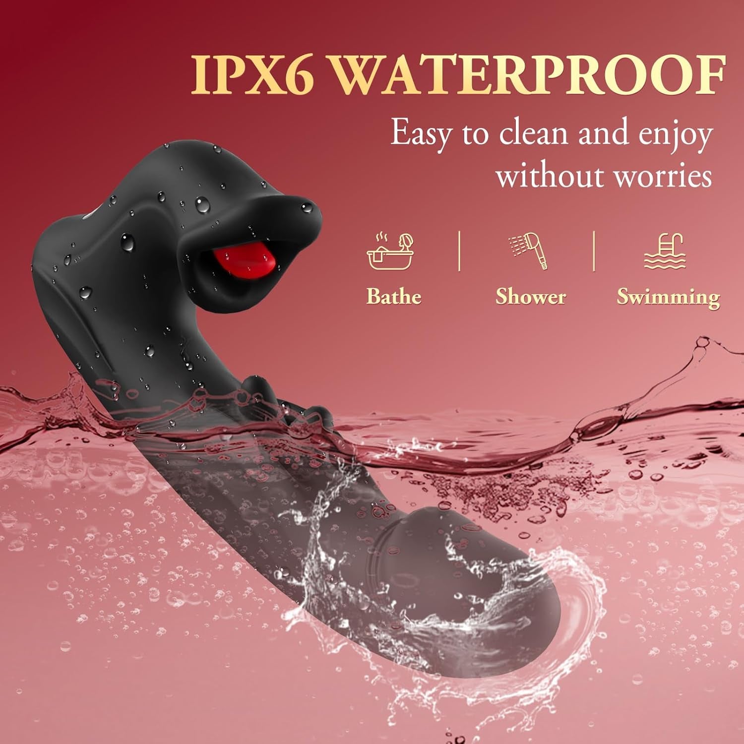ElyraBoost Thrusting Licking Rabbit Vibrator 4-in-1 10 Modes G-Spot