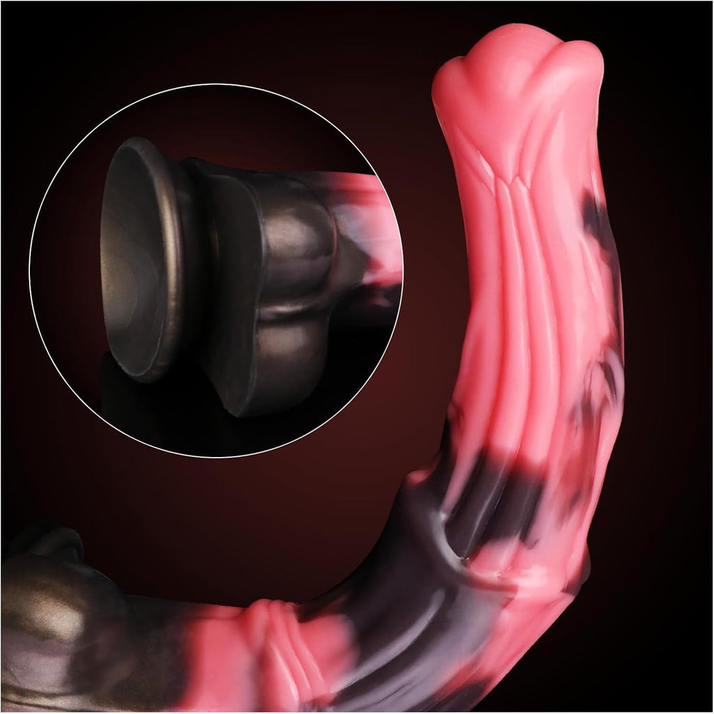 ObsidianJet 12” Horse Squirting Dildo Silicone Suction Cup