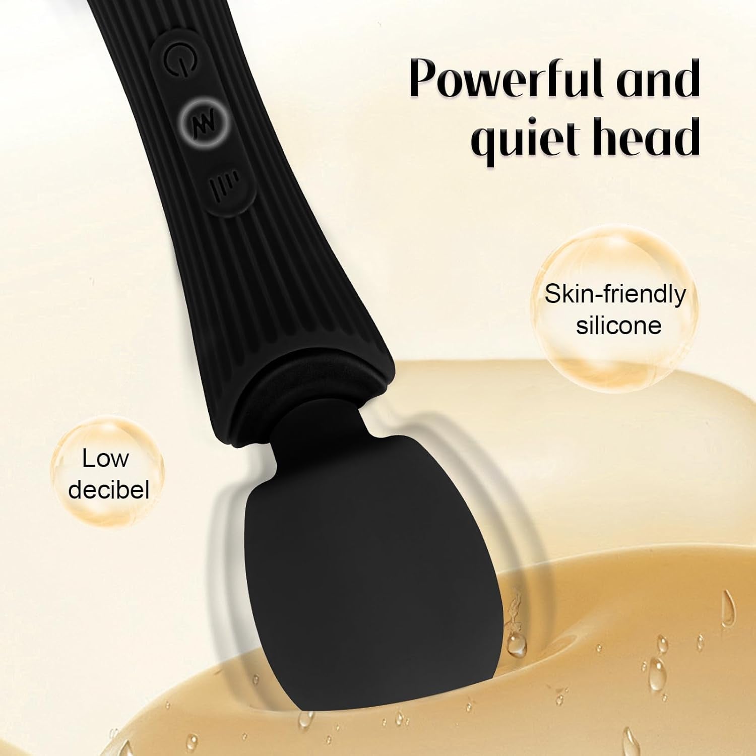 ShadowPulse Compact Wand Vibrator 12 Modes Waterproof