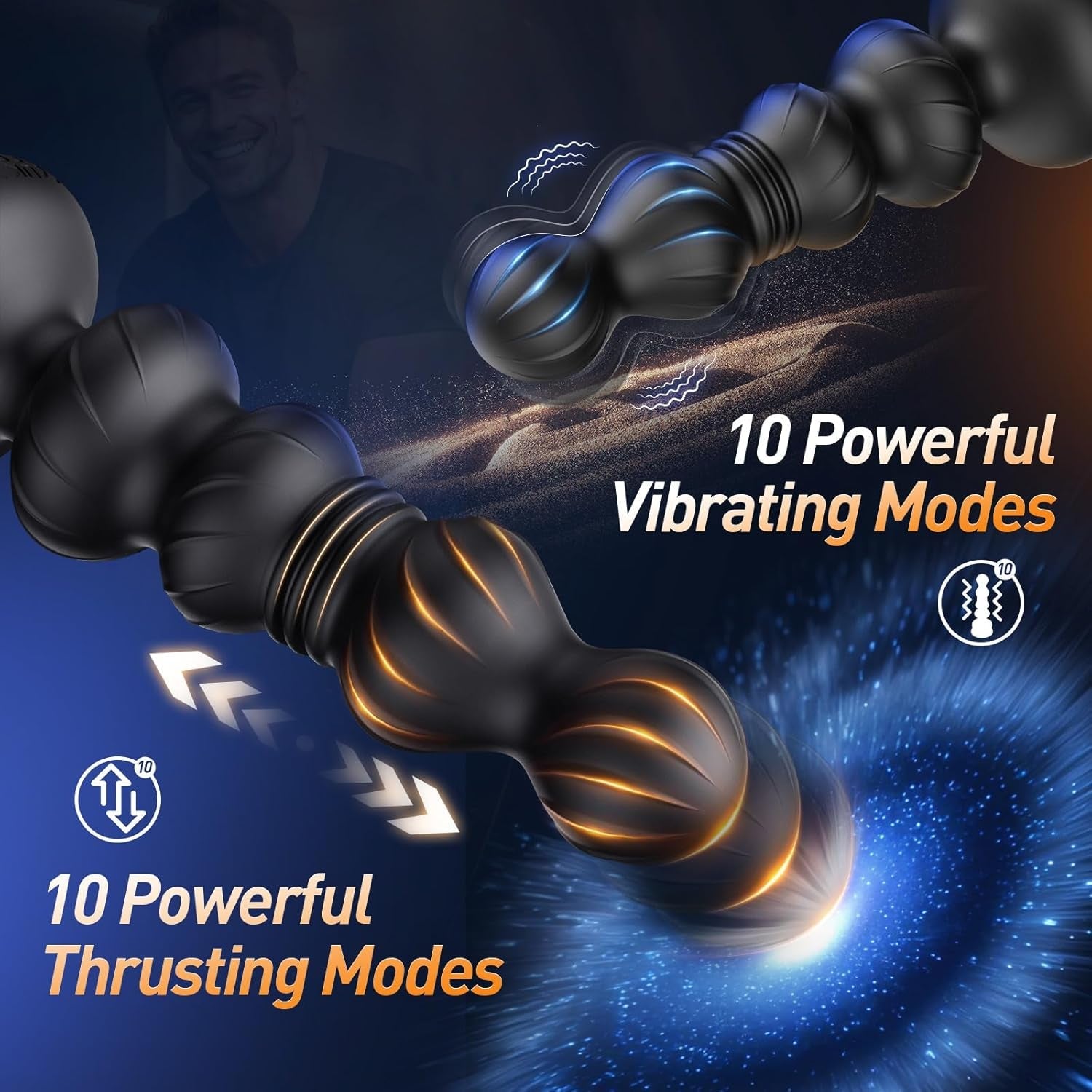 ThrustWave Thrusting Anal Beads Prostate Massager