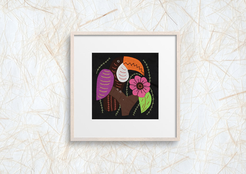 Brown And Purple Toucan Parrot Bird Molita