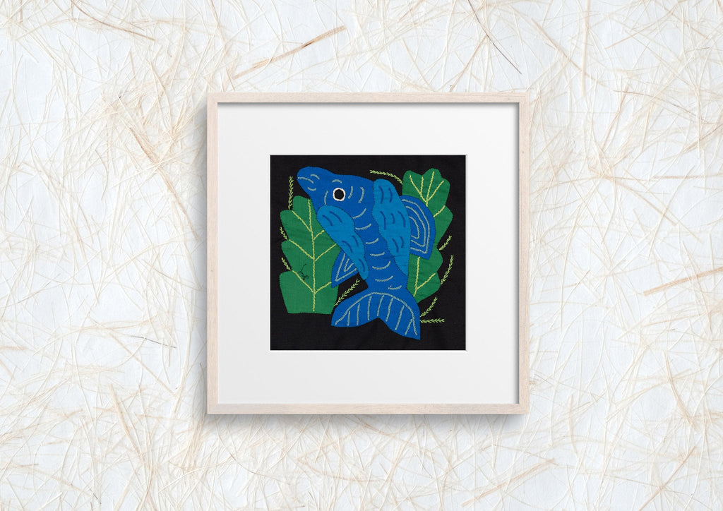 Blue Dolphin Among Ferns Molita