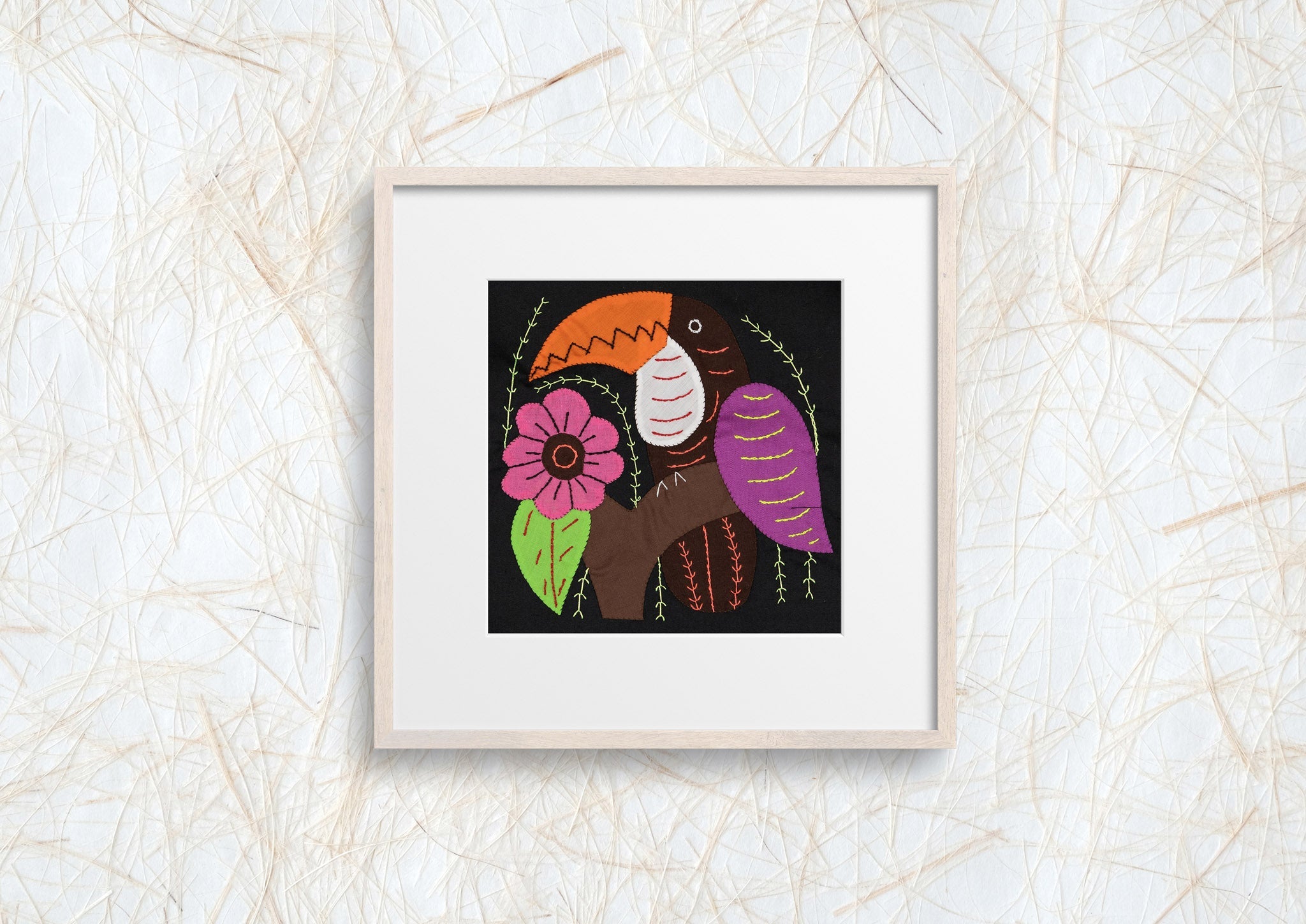 Purple And Brown Toucan Parrot Bird Molita