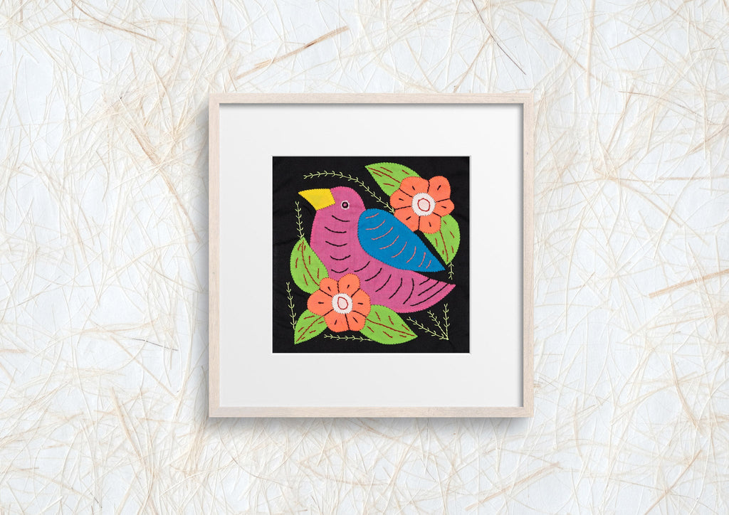 Pink Blue Bird Molita