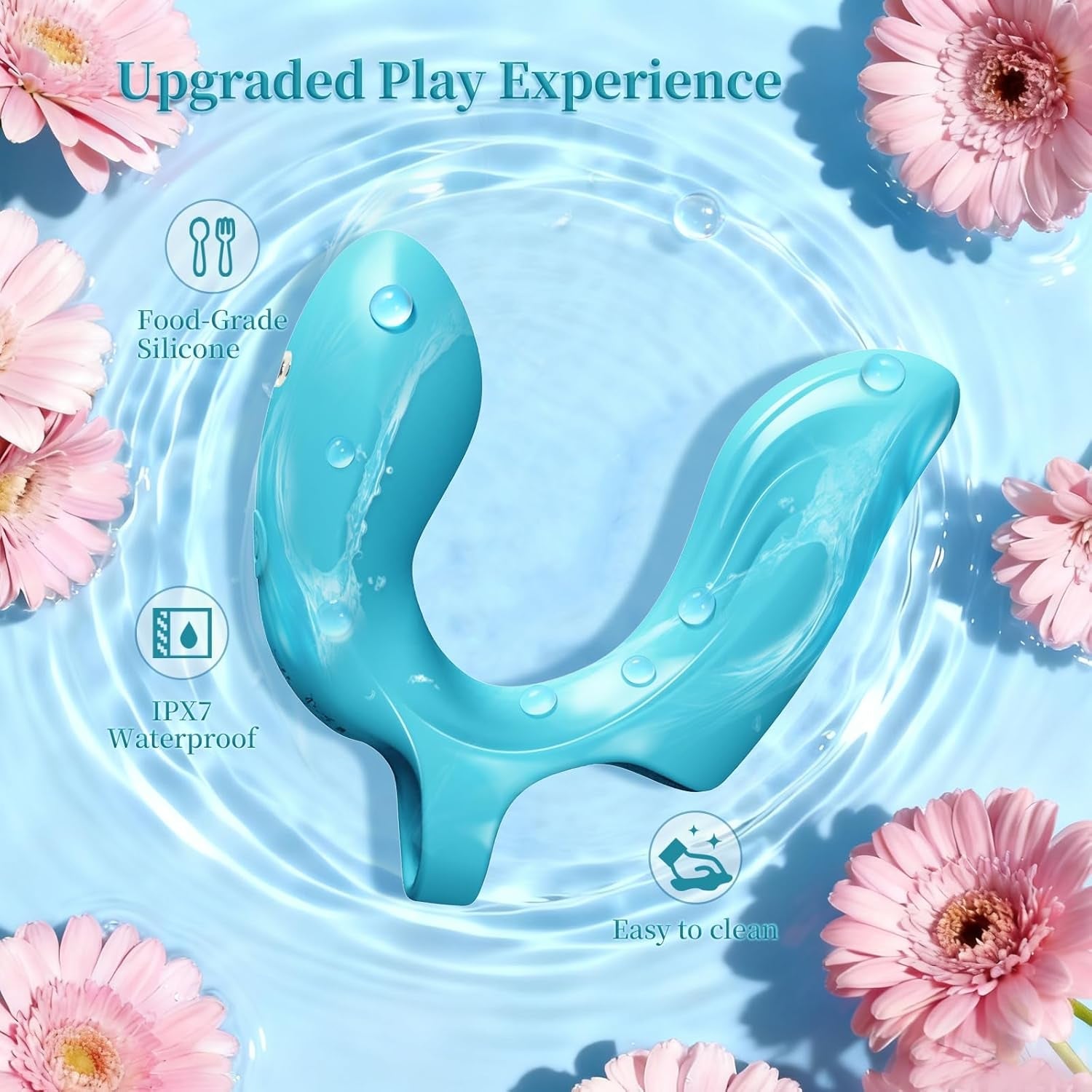 DualiX Dual Motor Finger Vibrator 10 Modes Waterproof