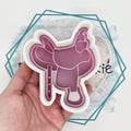 Round Skirt Saddle Freshie Mold
