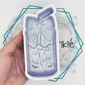 Ghost Glass Cup Freshie Mold