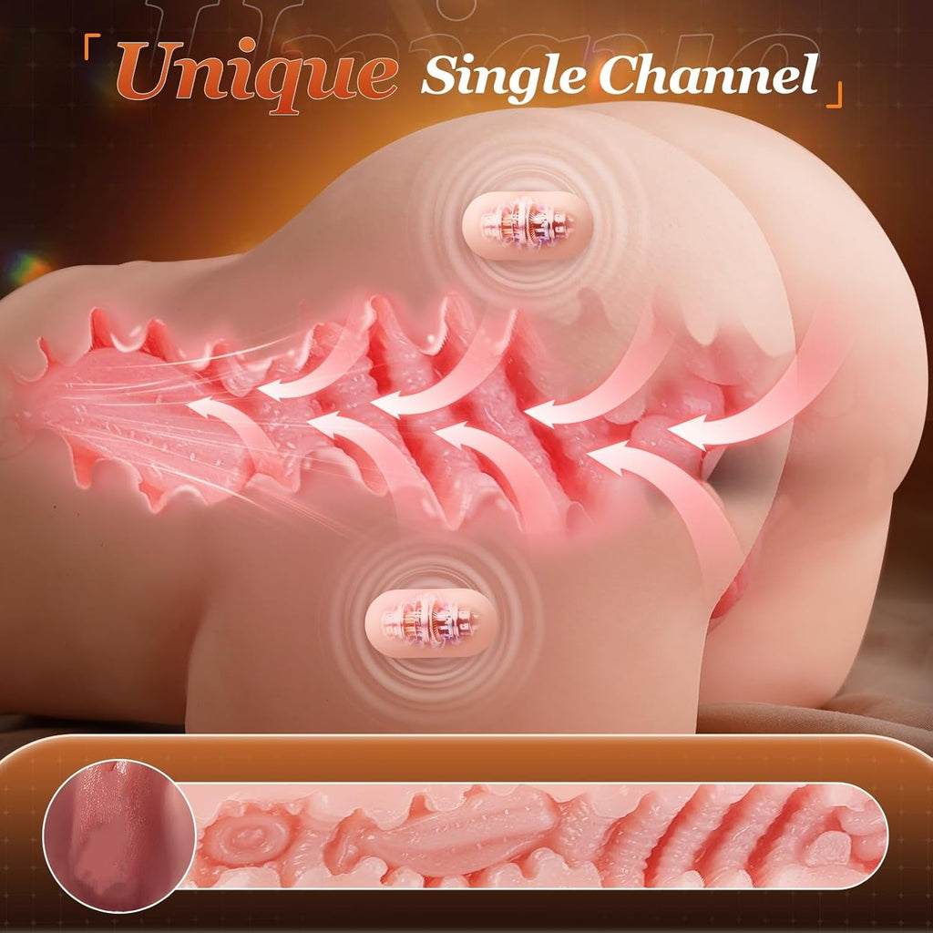 TitanCurve 15LB Realistic Butt Masturbator Suction Vibration