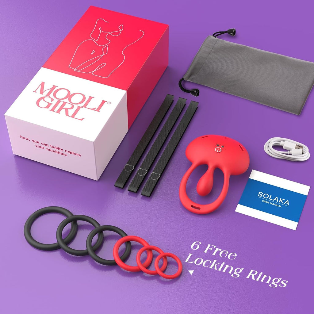 PulseCoreXI Cock Ring Clit Stimulator Remote 9 Modes Set