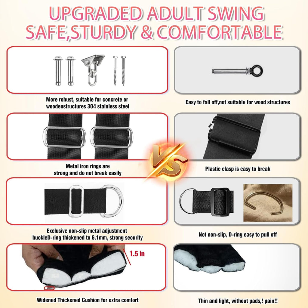 AeroRotate 2-in-1 360° Sex Swing 800lb