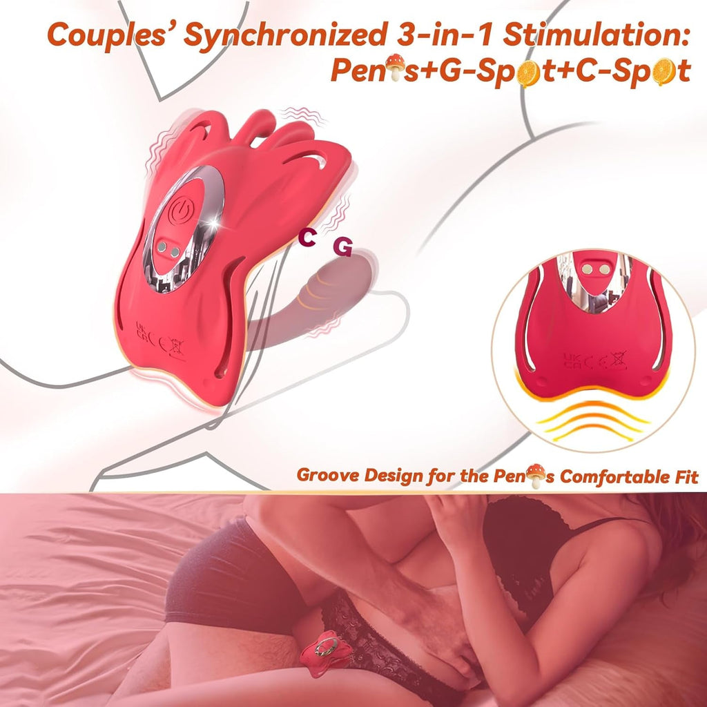 ButterflySync APP Butterfly Couple Panty Vibrator 9 Modes