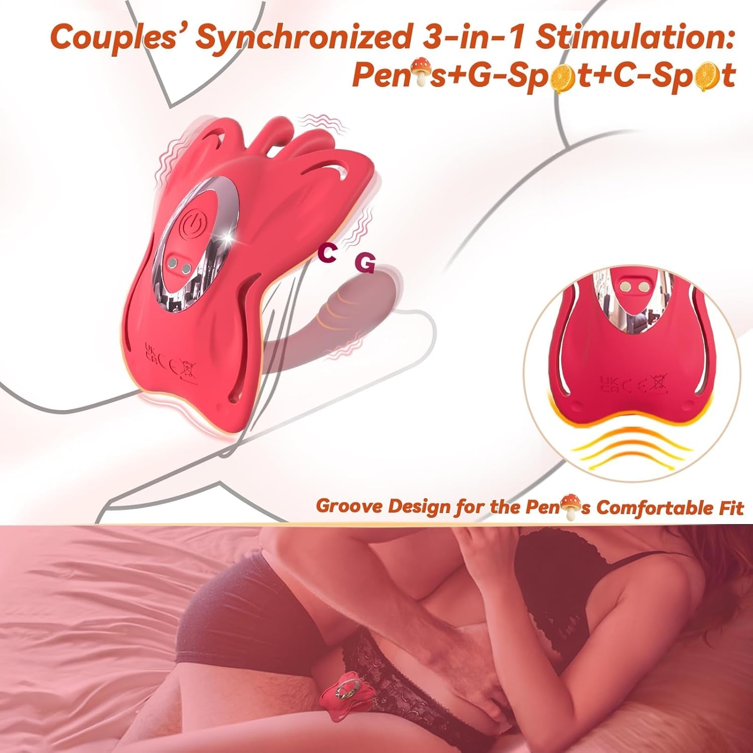 ButterflySync APP Butterfly Couple Panty Vibrator 9 Modes