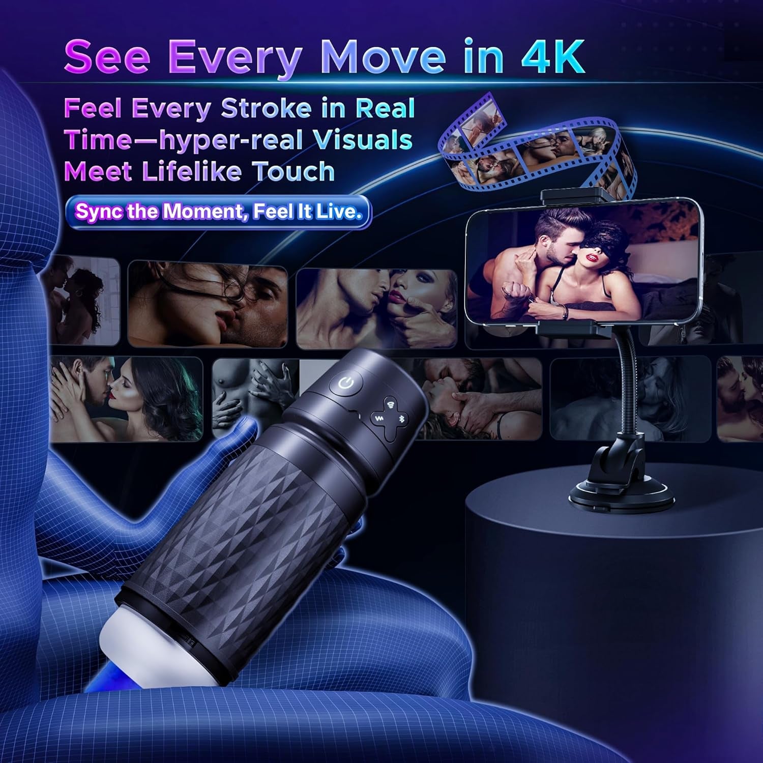 SyncDrive AI Video Sync Male Masturbator App Control