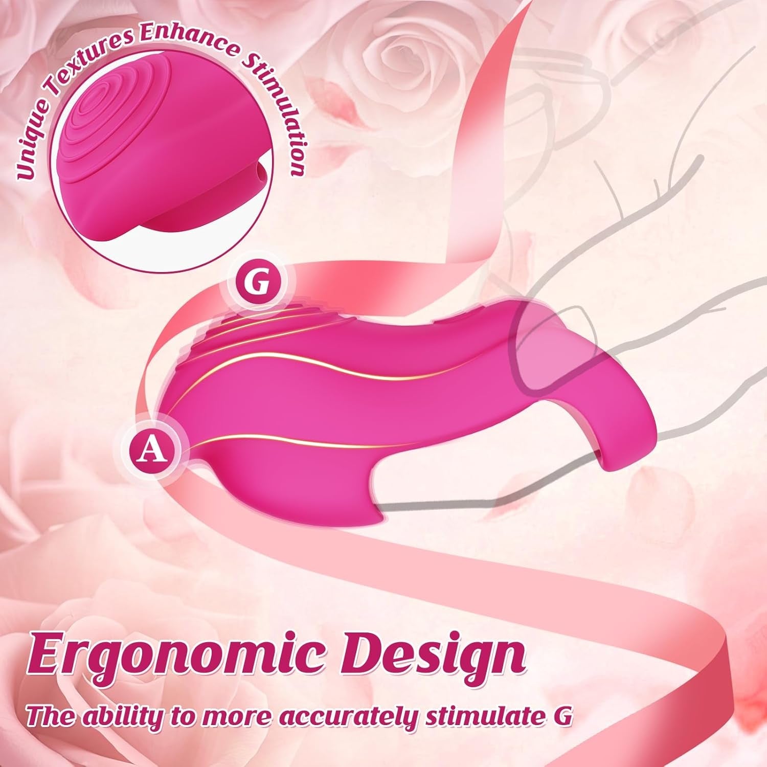 LinkVibe App Finger Vibrator 9 Modes Quiet Waterproof