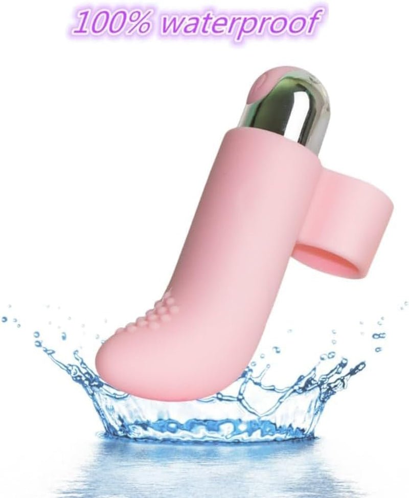 HydraPulse Finger Vibrator 10 Modes IPX7 Waterproof USB