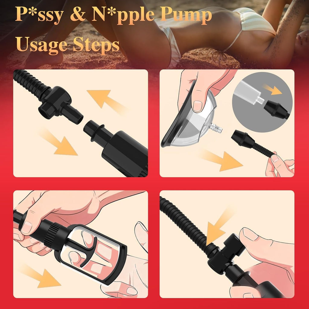 DualForce Penis & Pussy Vacuum Pump Set