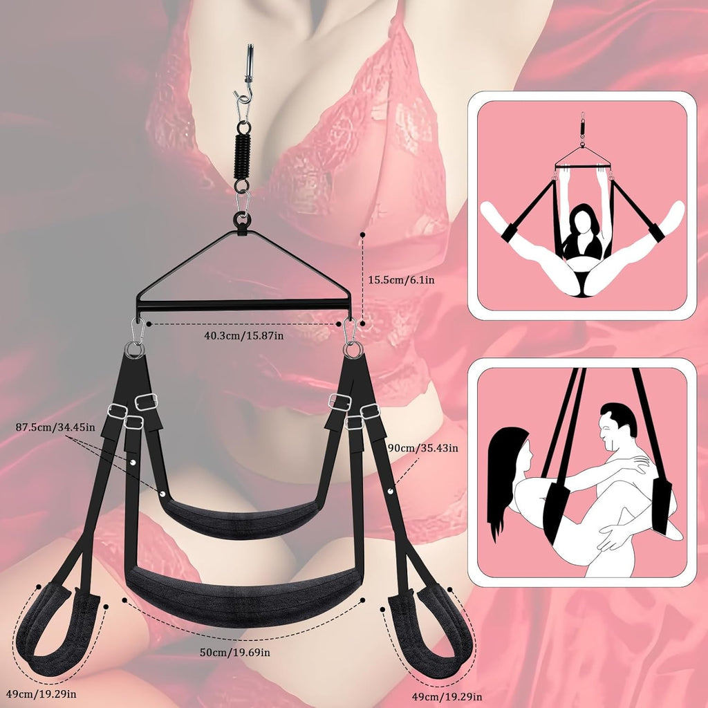 AerialisX 180° Spinning Sex Swing 800lb Ceiling