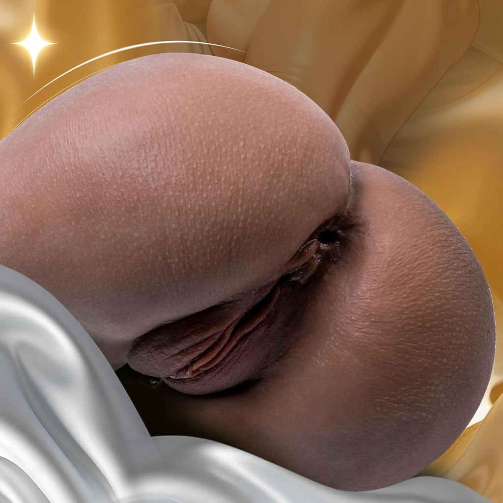 NoirTouchX Realistic Dual Channel Male Stroker Ebony Sex Doll 5.2LB