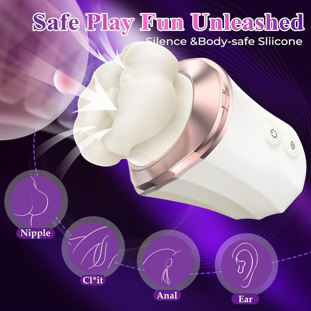 BloomPulse App Control Rose Clit Sucker Vibrator 3-in-1