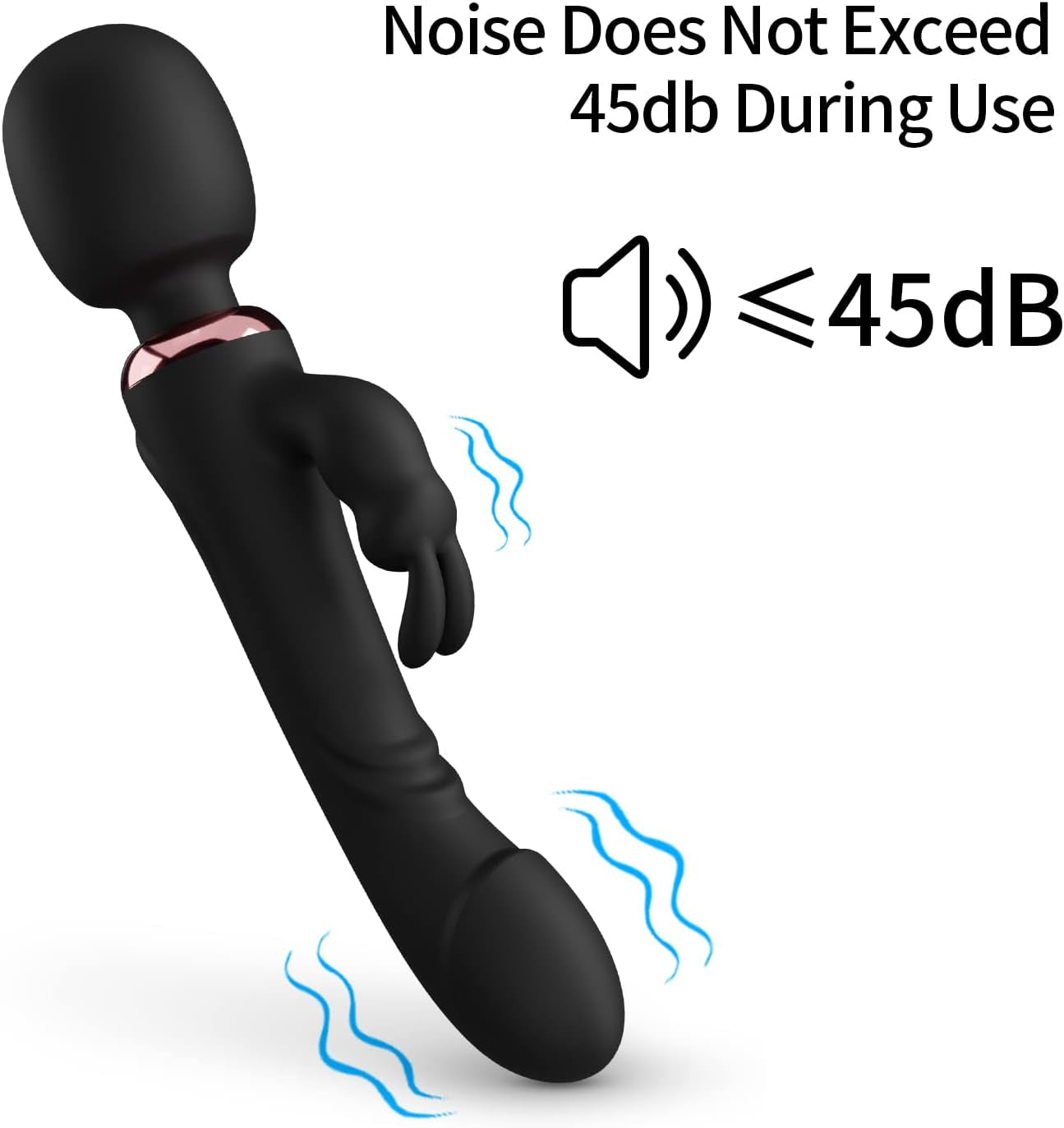 CrimsonWave Rabbit Vibrator Sex Wand  10 Modes Silicone Waterproof