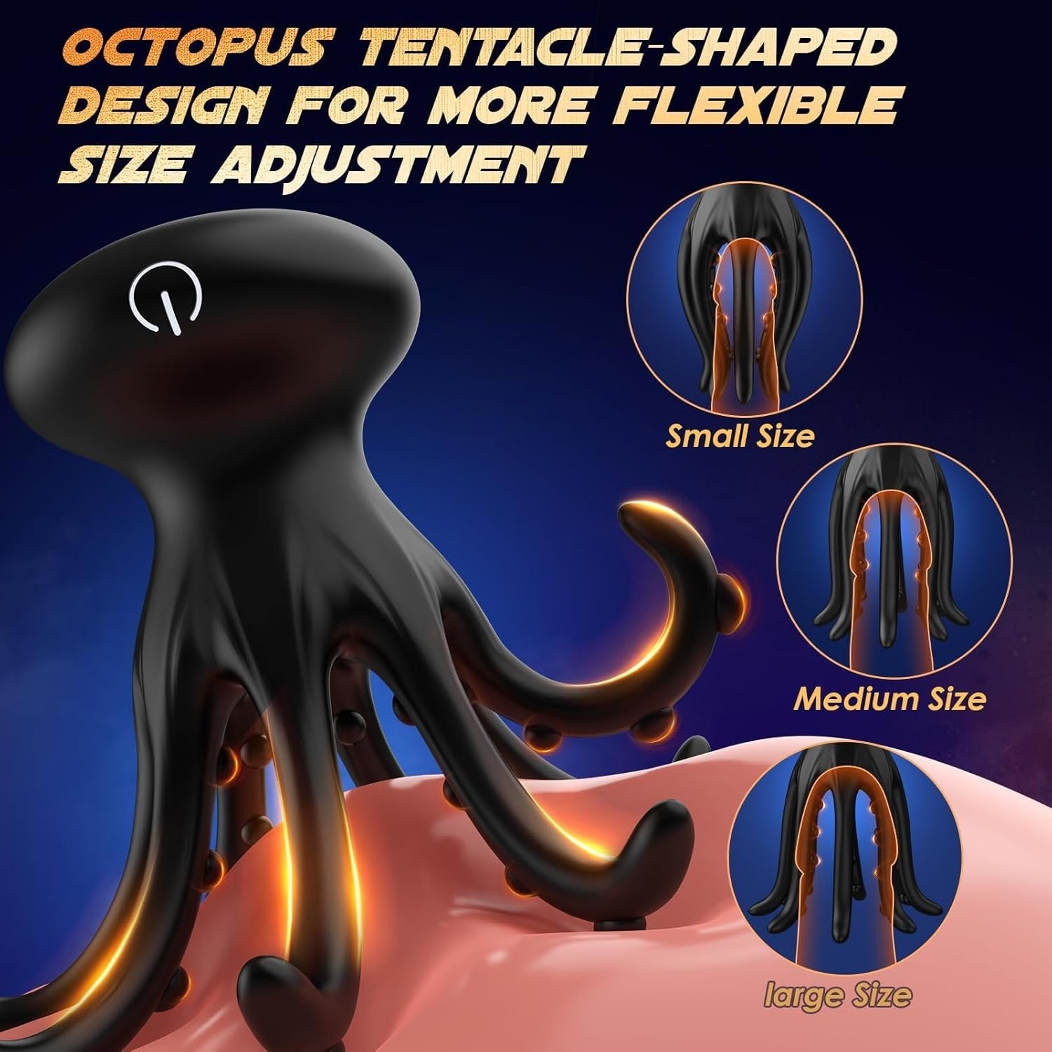 OctoGripX Tentacle Penis Training Vibrator 10 Modes 360 Wrap