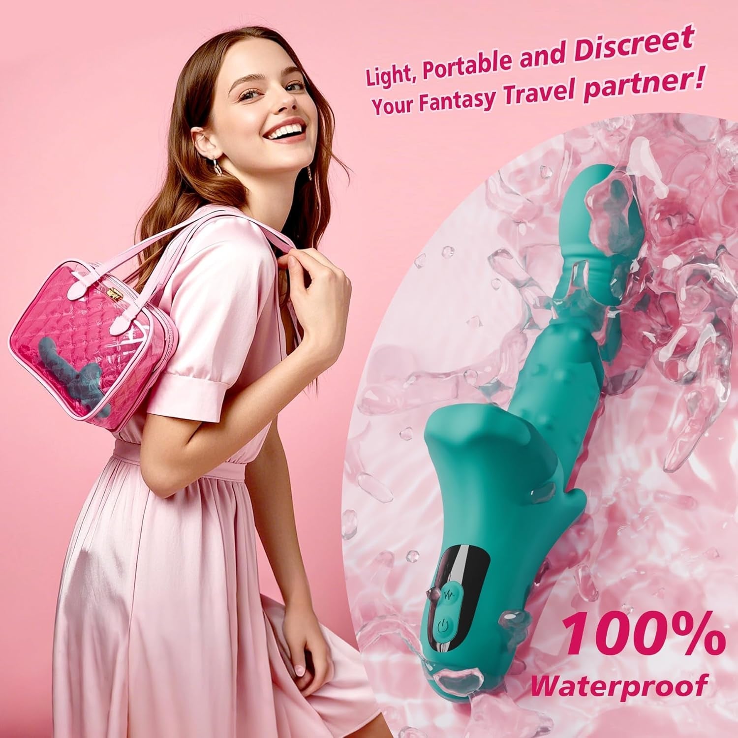 RosePulse Thrusting Vibrator Machine 9×9 Modes