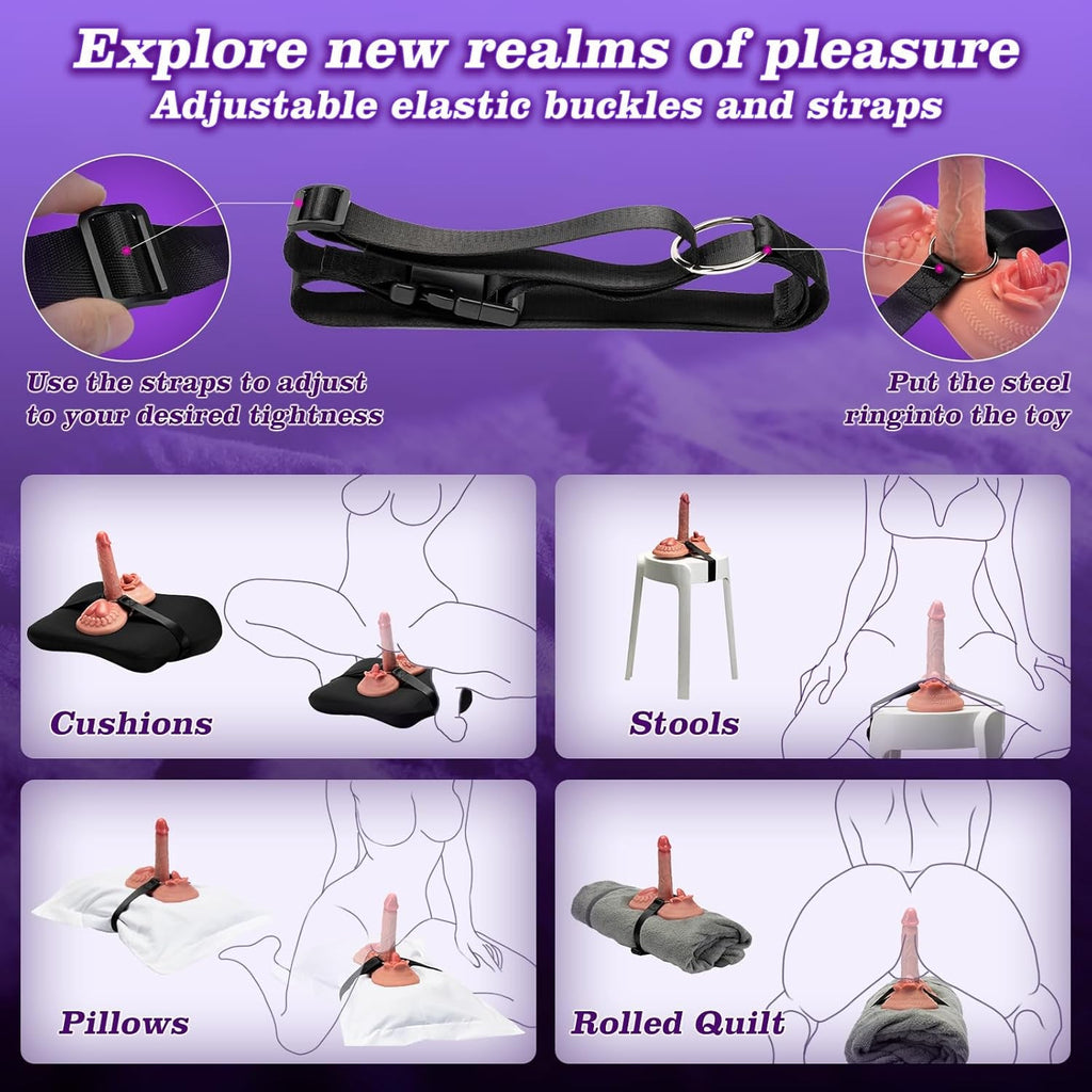 InfernoRide Ride-On Thrusting Heating Dildo with Remote