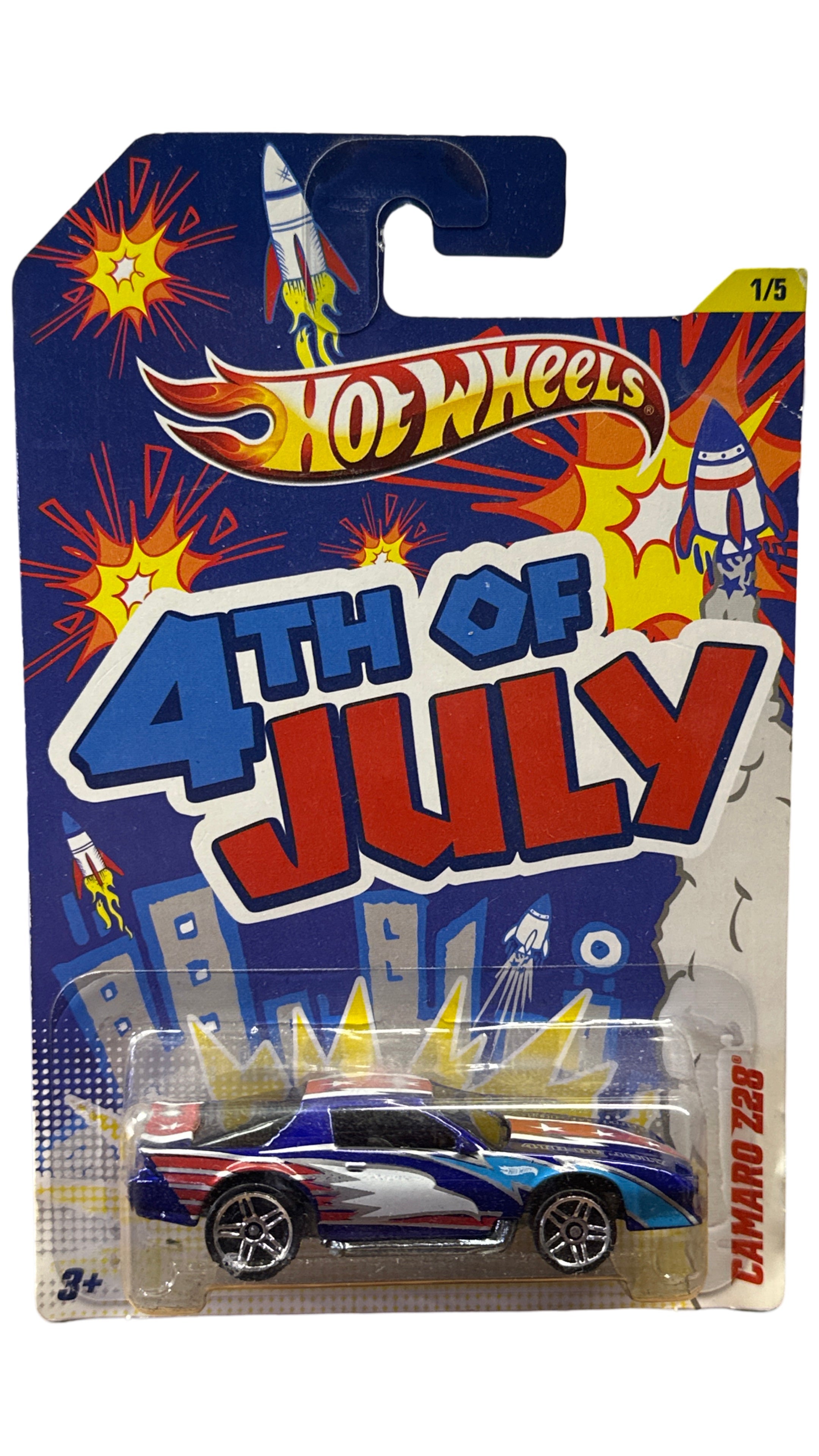 Hot Wheels Serie 4 de julio de 2012: Custom Camaro Z28 1/5