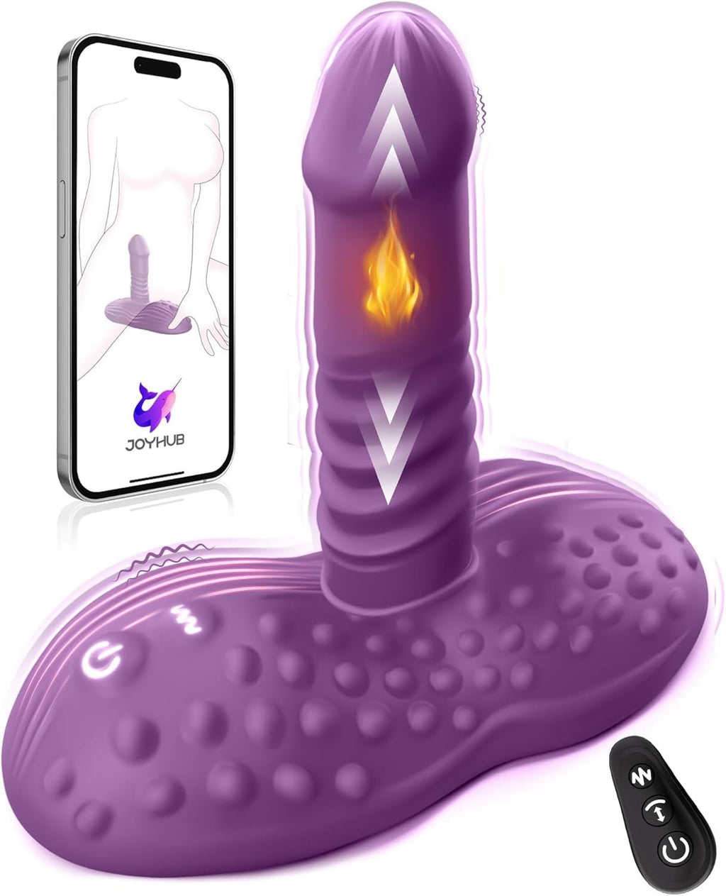 HeatRide Heated Ride-On Thrusting Grinder with Remote