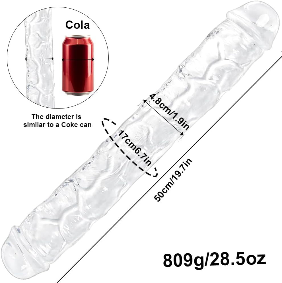 MaxCoreX 19.7” Double-Ended Dildo XXL Thick Flexible Toy