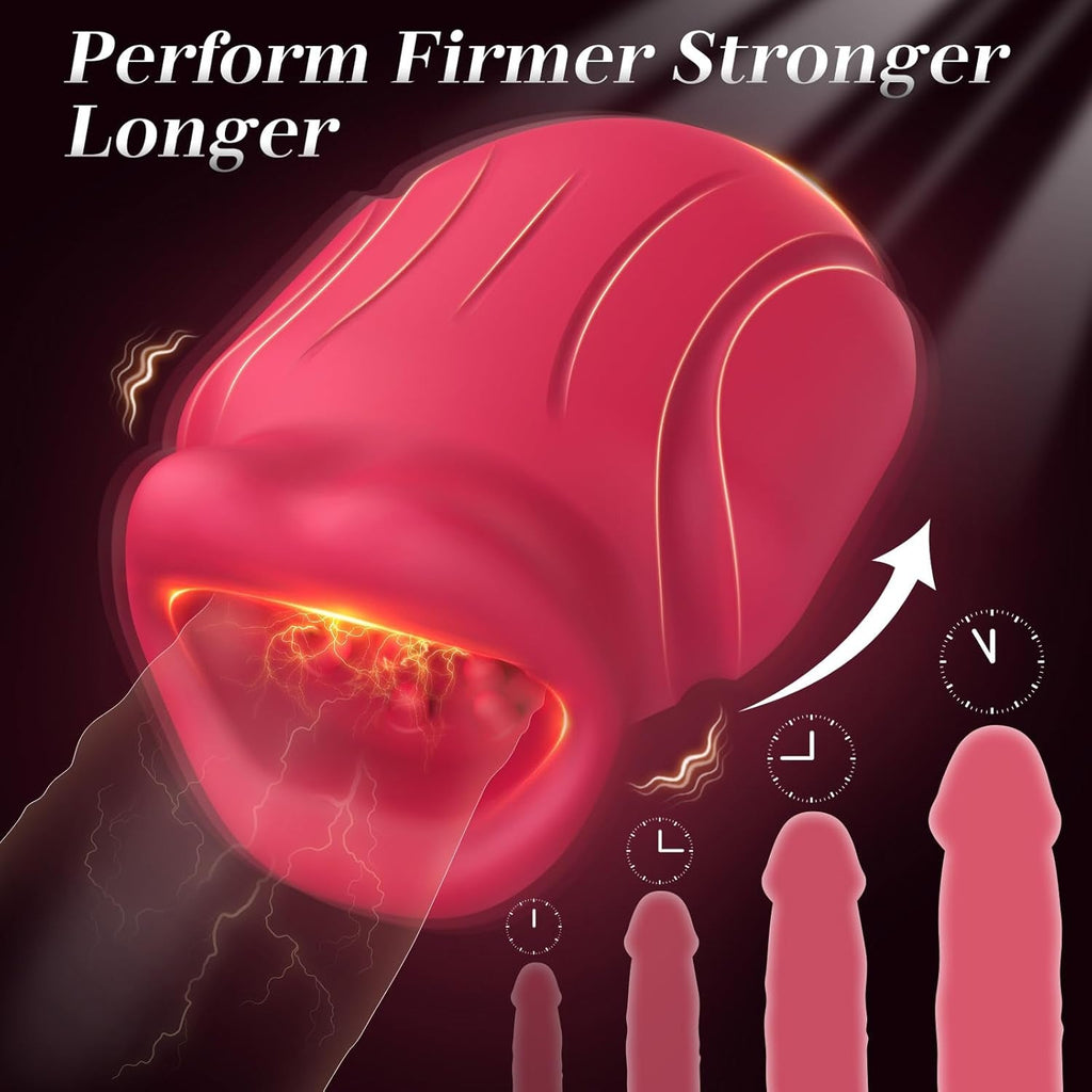 OralPulse App Control Male Stroker Trainer 10 Modes