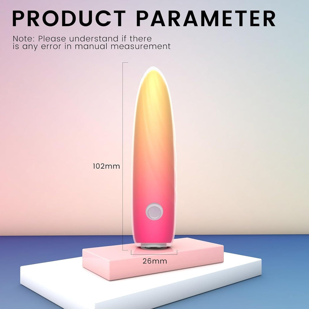 CoreEdge Bullet Vibrator 10 Modes Silicone Waterproof Rechargeable