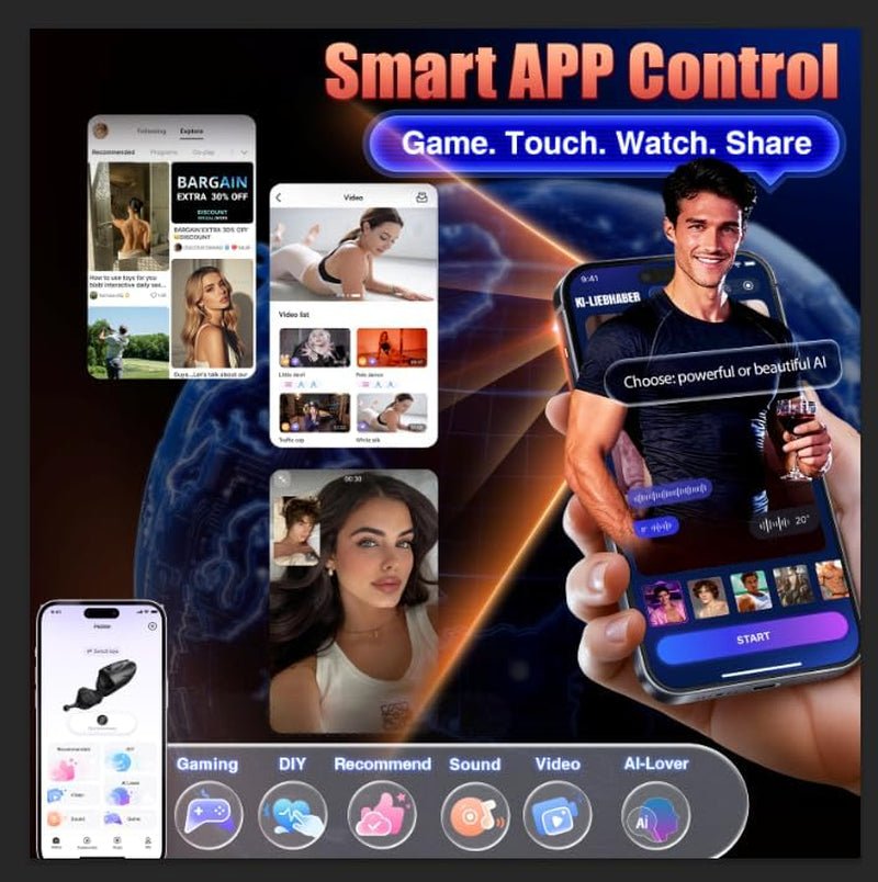 OpenFlex AI App Male Stroker 2 Motors 10x10 Trainer