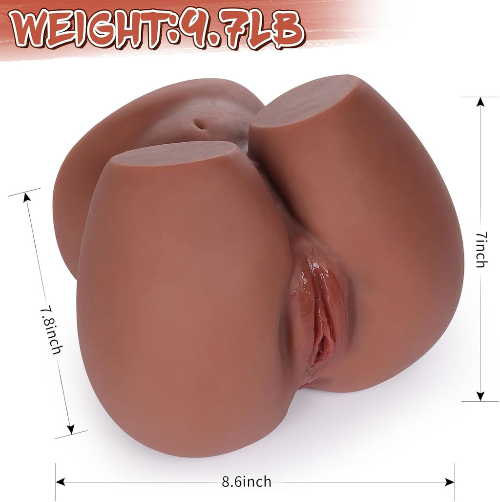 MidnightCurves Black Sex Doll Torso Dual Channel 10LB