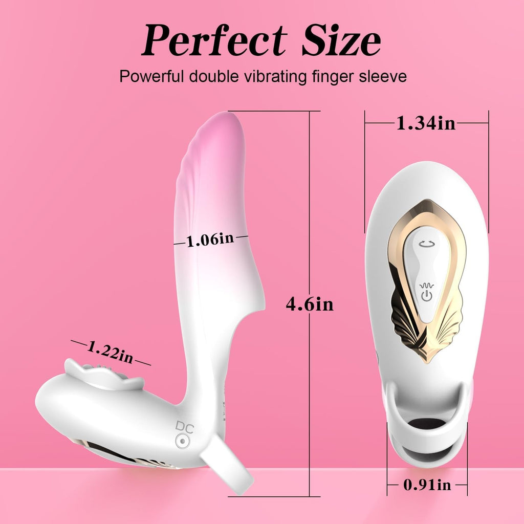 ZenviraWear Wearable Finger Vibrator 10 Modes G-Spot Clit