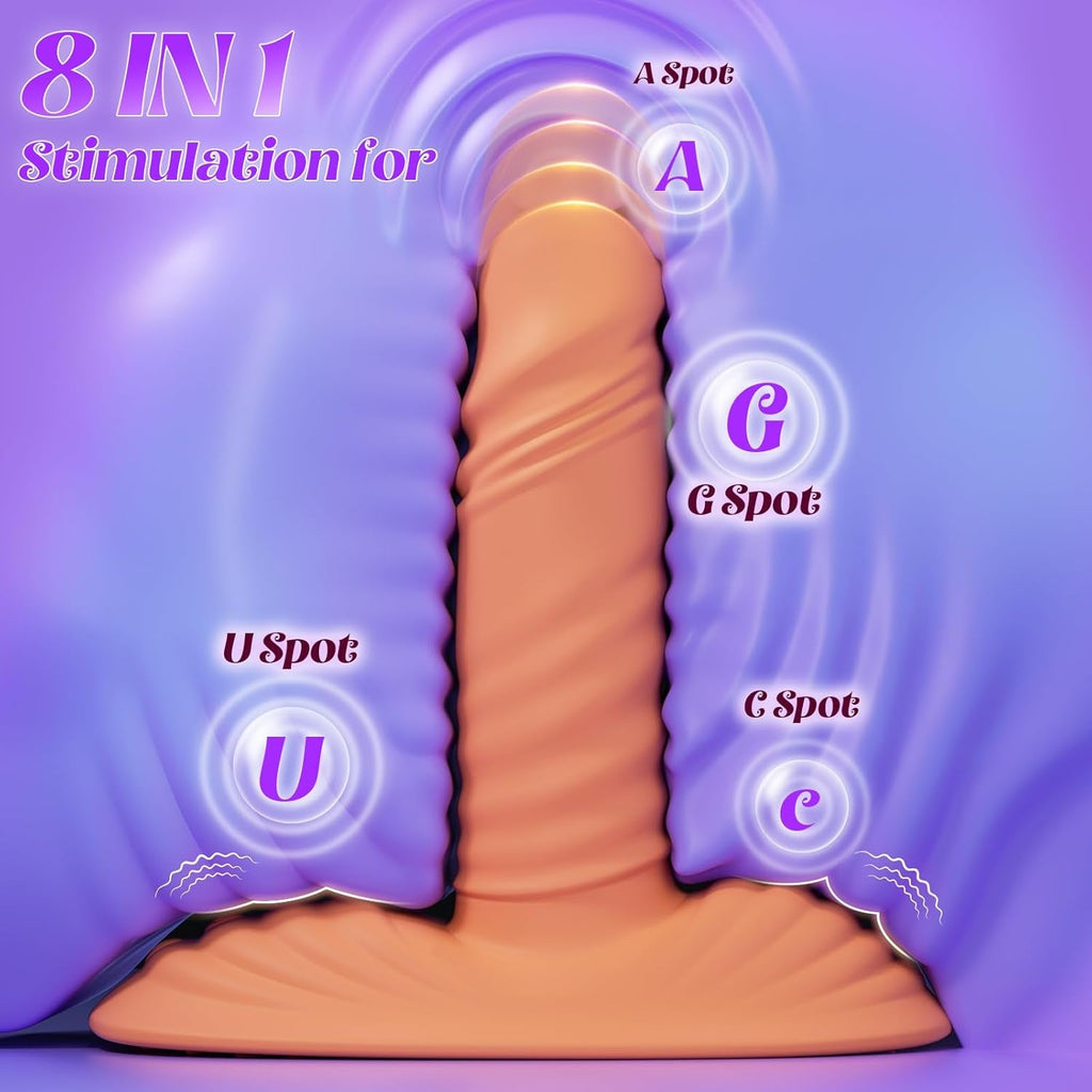 RideoniX AI Thrusting Dildo Riding Vibrator Remote